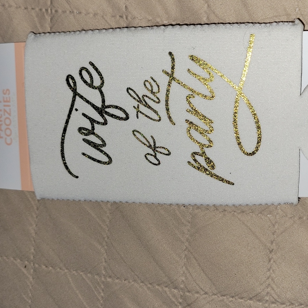 Bridal party coozie